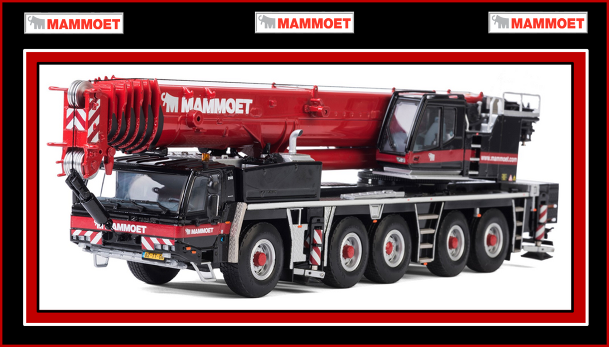 WSI　1/50　TADANO FAUN Model Scale 1:50 WSI - Mammoet - Crane Mobile 220G-5 ATF Tadano MAMMOET 220G-5 ATF ミニカー