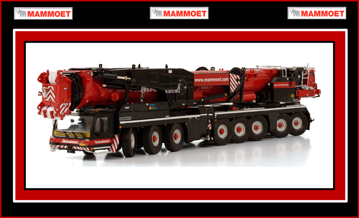 1/50 Mammoet LIEBHERR LTM 1650 8.1 Heavy Mobile Crane – True-Scale