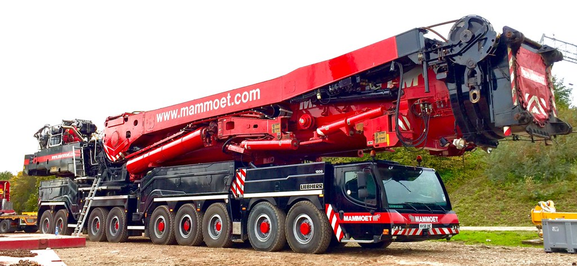 Liebherr LTM 1200-5.1 Thömen im Maßstab 1/50 Liebherr LTM 1200-5.1 Thömen im Maßstab 1/50