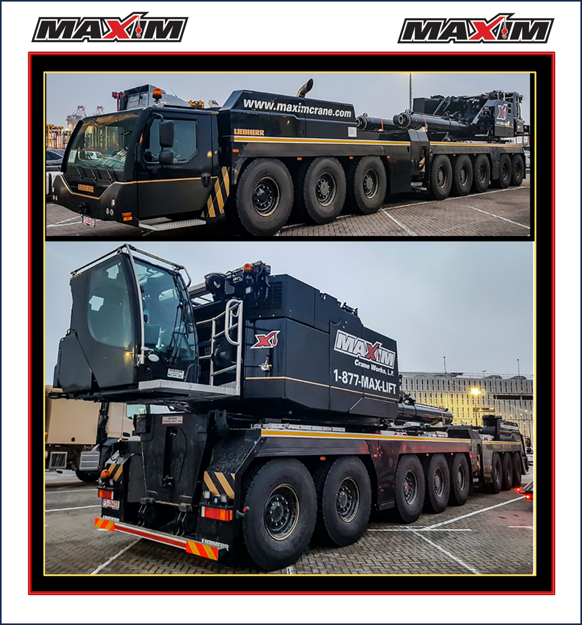 PRE-ORDER WSI MAXIM LIEBHERR LTM 1650 Mobile Crane – True-Scale