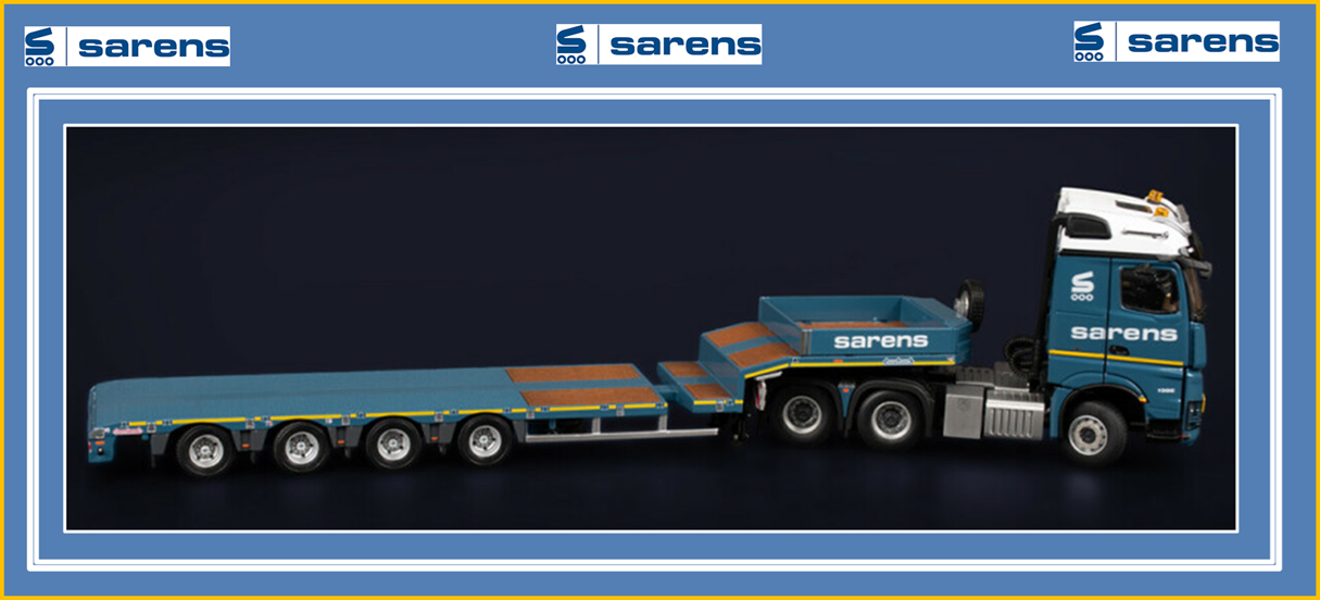 1/50 IMC SARENS MERCEDES BENZ AROCS STREAMLINE 6X4 w NOOTEBOOM 4
