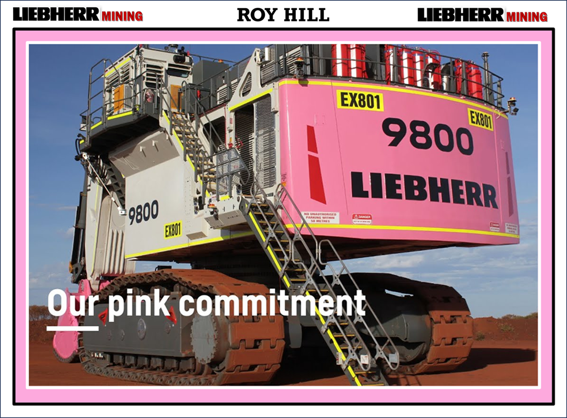 Leihbar R 985 1/50 Custom Set (2) Liebherr R 9800 + T284