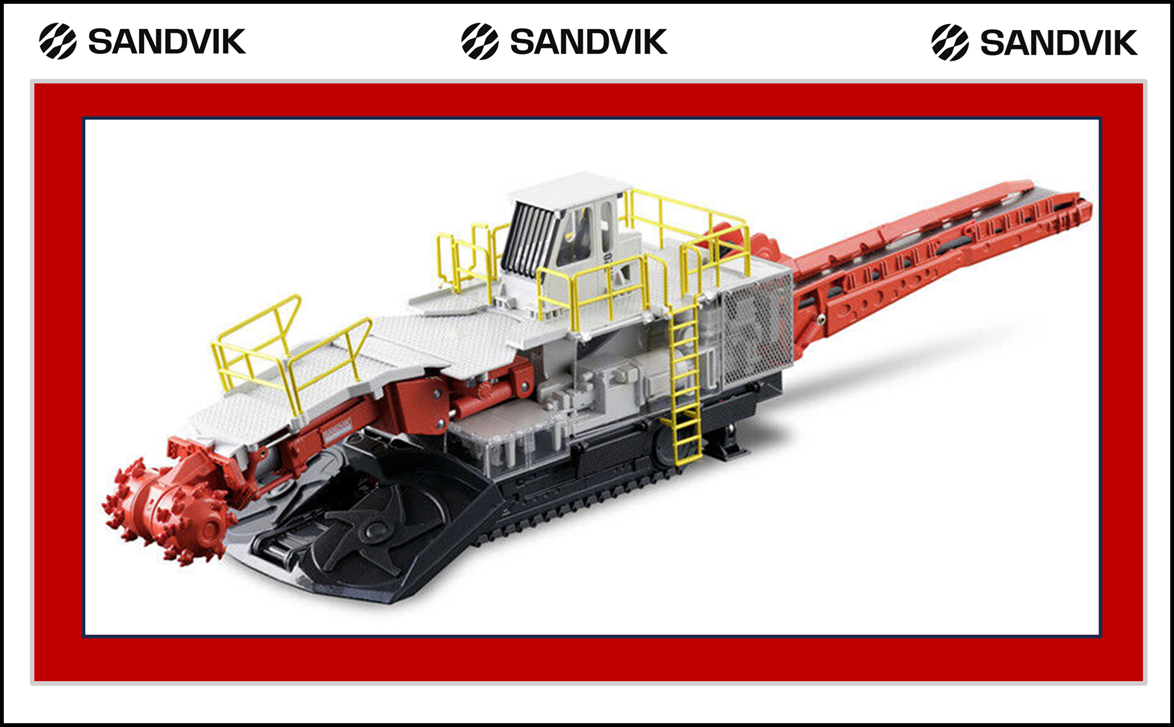 Scale Sandvik 1/50 Conrad SANDVIK MT720 Roadheader – True-Scale Collectibles