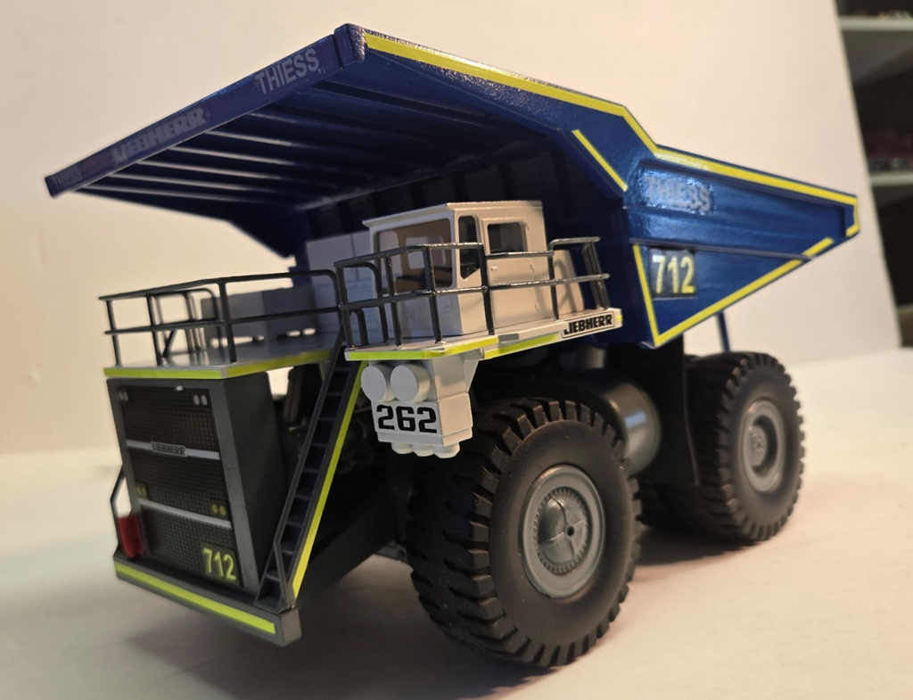 1/50 CUSTOM Liebherr T282 Mining Hauler in THIESS Mining colors