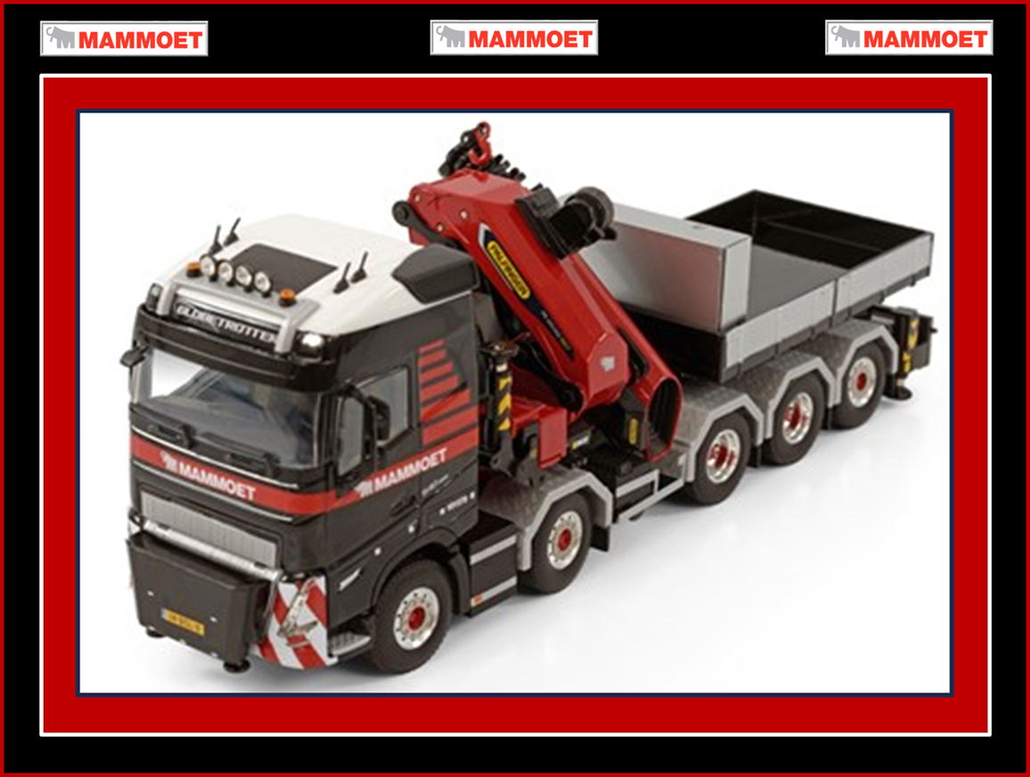 1/50 MAMMOET VOLVO FH05 10X4 + PALFINGER Truck Crane – True-Scale 1/50 MAMMOET VOLVO FH05 10X4 + PALFINGER Truck Crane – True-Scale