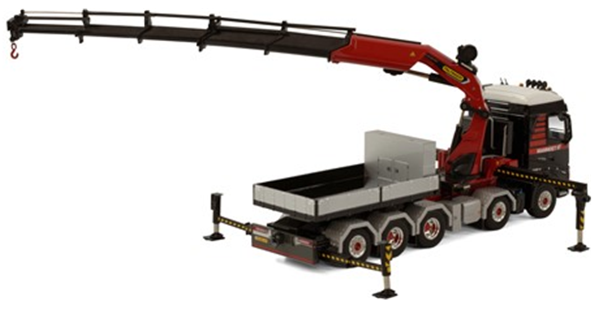 1/50 MAMMOET VOLVO FH05 10X4 + PALFINGER Truck Crane – True-Scale