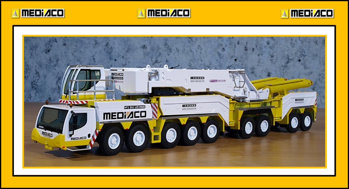 1/50 NZG MEDIACO LIEBHERR LTM 11200 Heavy Lift Mobile Crane – True