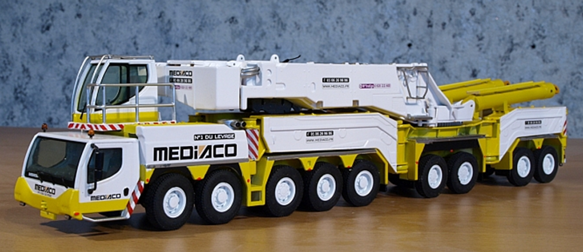 1/50 NZG MEDIACO LIEBHERR LTM 11200 Heavy Lift Mobile Crane – True