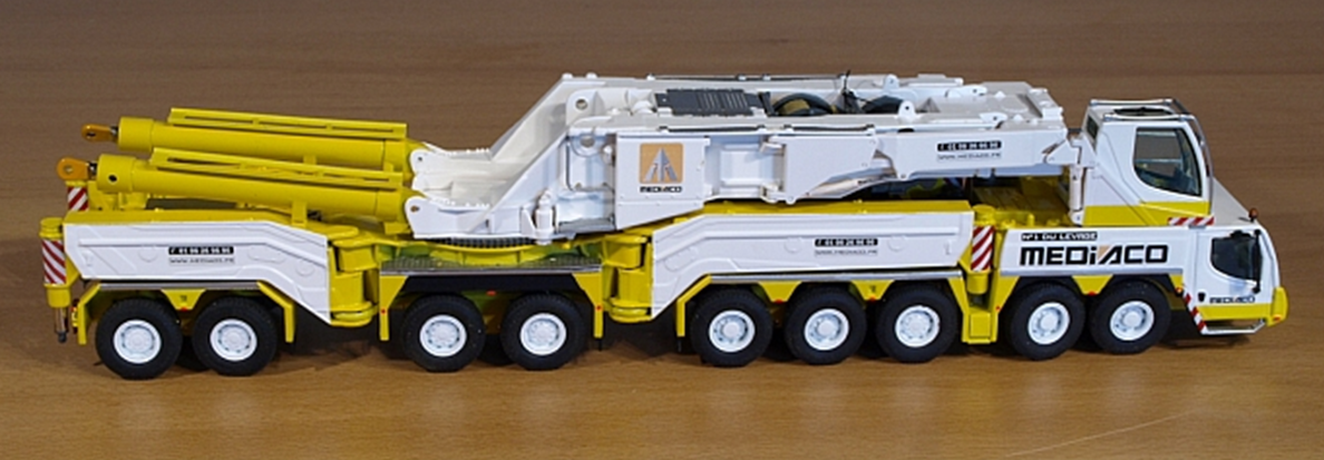 1/50 NZG MEDIACO LIEBHERR LTM 11200 Heavy Lift Mobile Crane – True