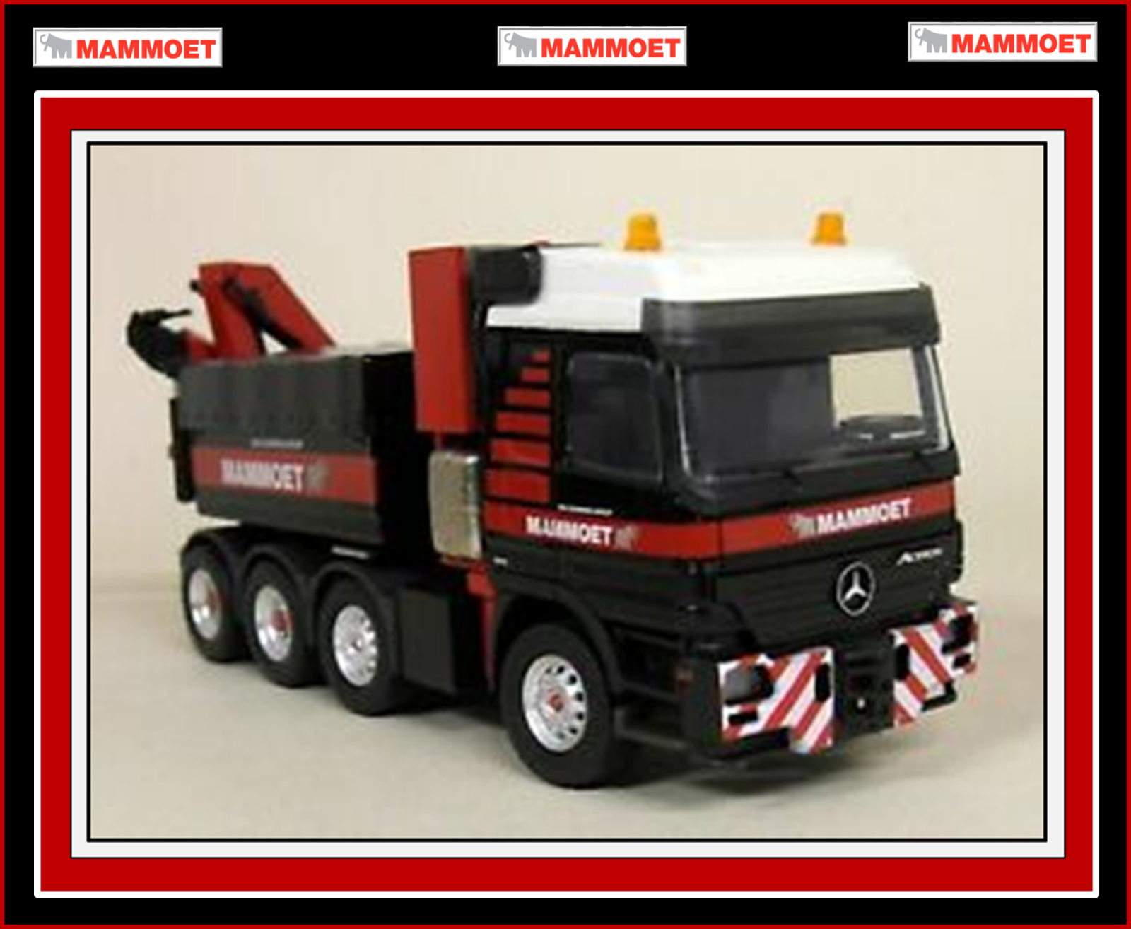 1/50 Mammoet Mercedes ACTROS SLT 4 axle Heavy Truck with Crane