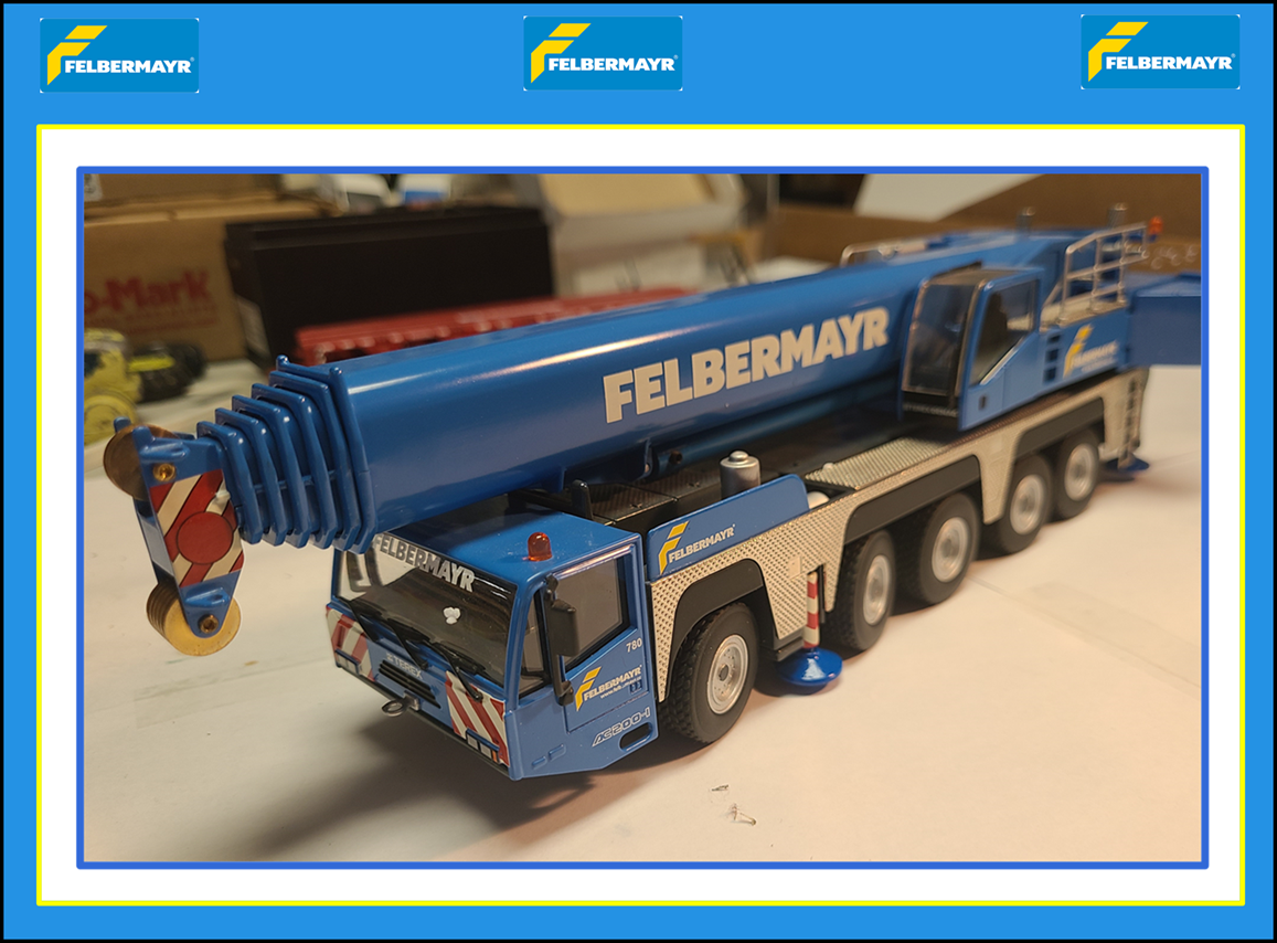 1:50 FELBERMAYR TEREX DEMAG AC 200-1 Mobile Crane – True-Scale 1:50 FELBERMAYR TEREX DEMAG AC 200-1 Mobile Crane – True-Scale