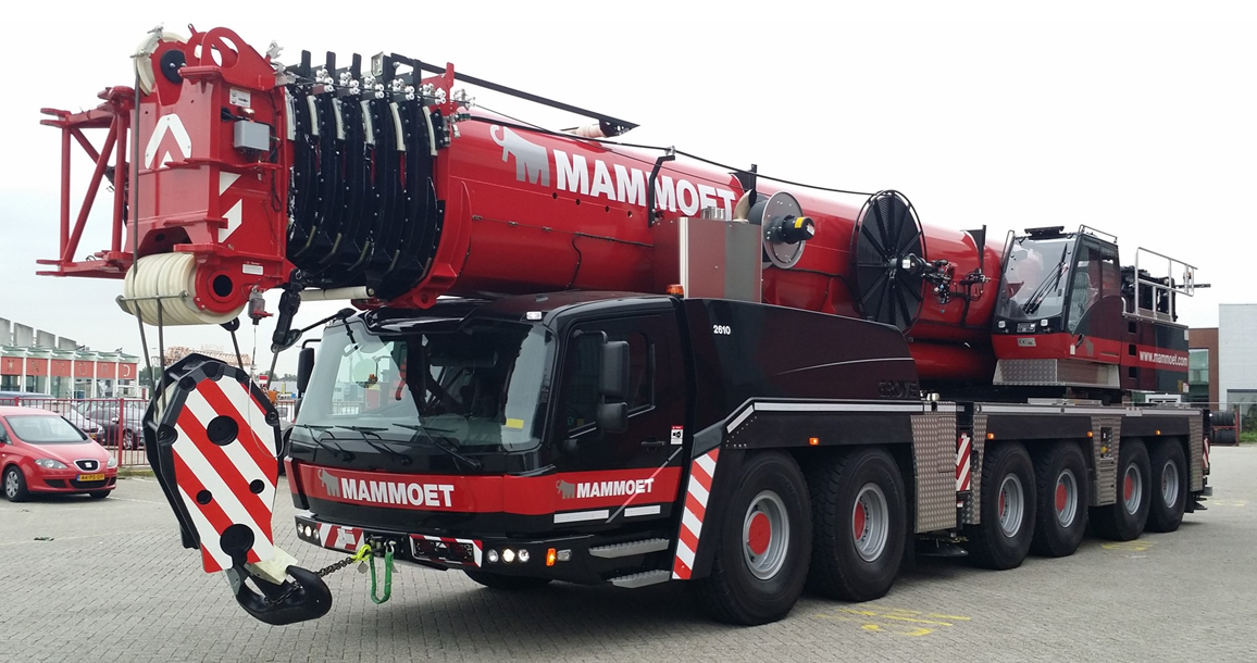 1/50 Mammoet GROVE GMK 6300L Mobile Crane – True-Scale Collectibles