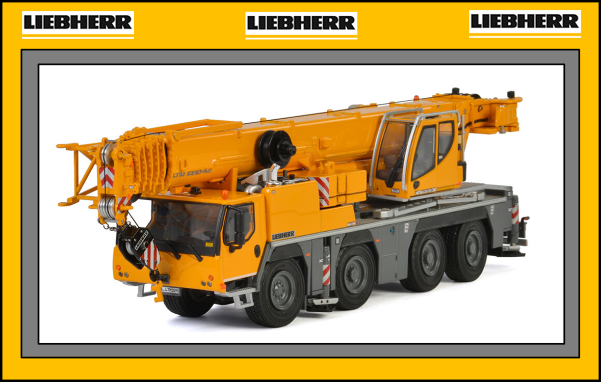 1/50 WSI Liebherr LTM 1090 Mobile Crane